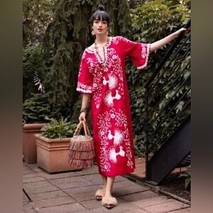 NWOT - Frances Valentine Katy Peacock Caftan